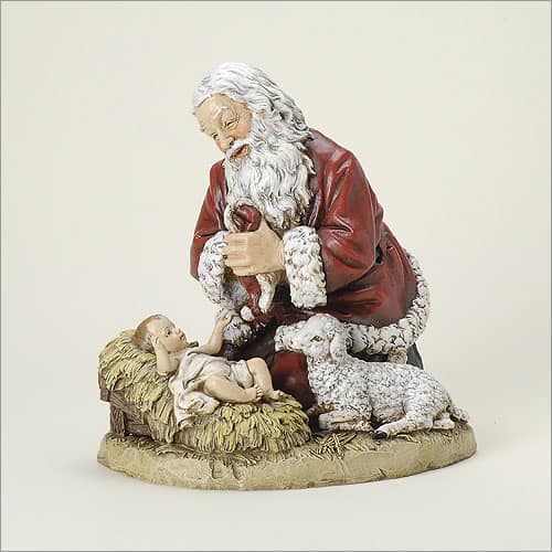 Kneeling Santa