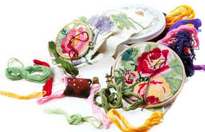 Colorful specialty threads
